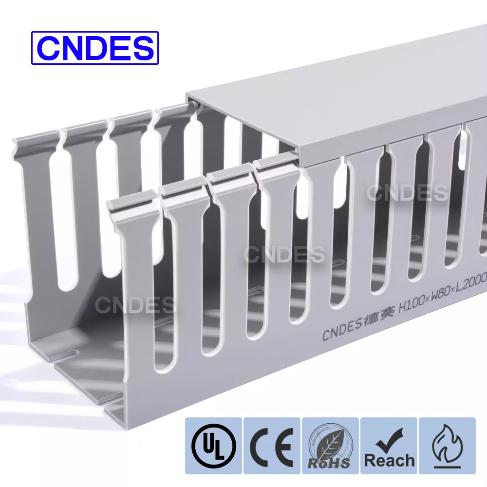 100 × 80 flexibilné štrbinové PVC vedenie