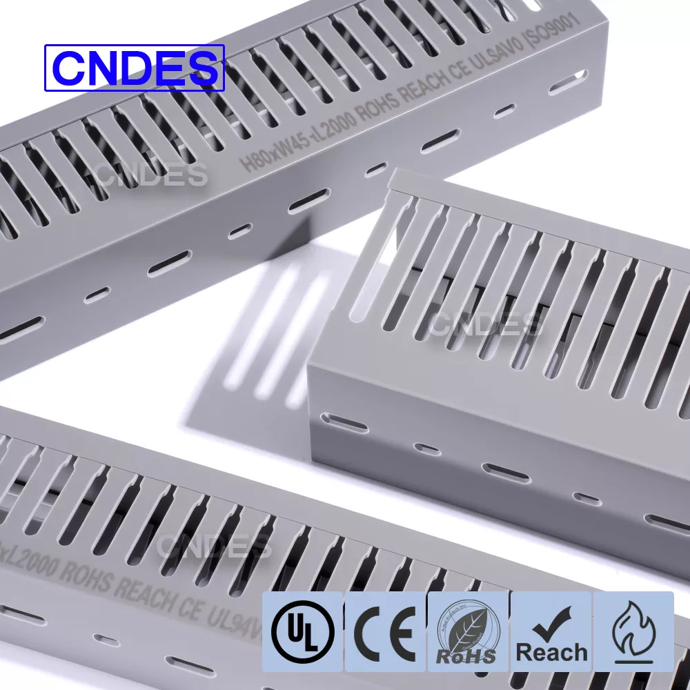 PVC kábel s úzkymi štrbinami Elektroinštalácia