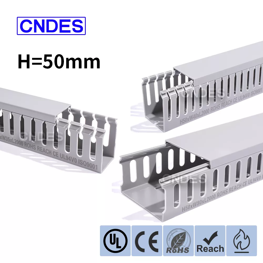 50 mm štrbinové vedenie PVC panelov